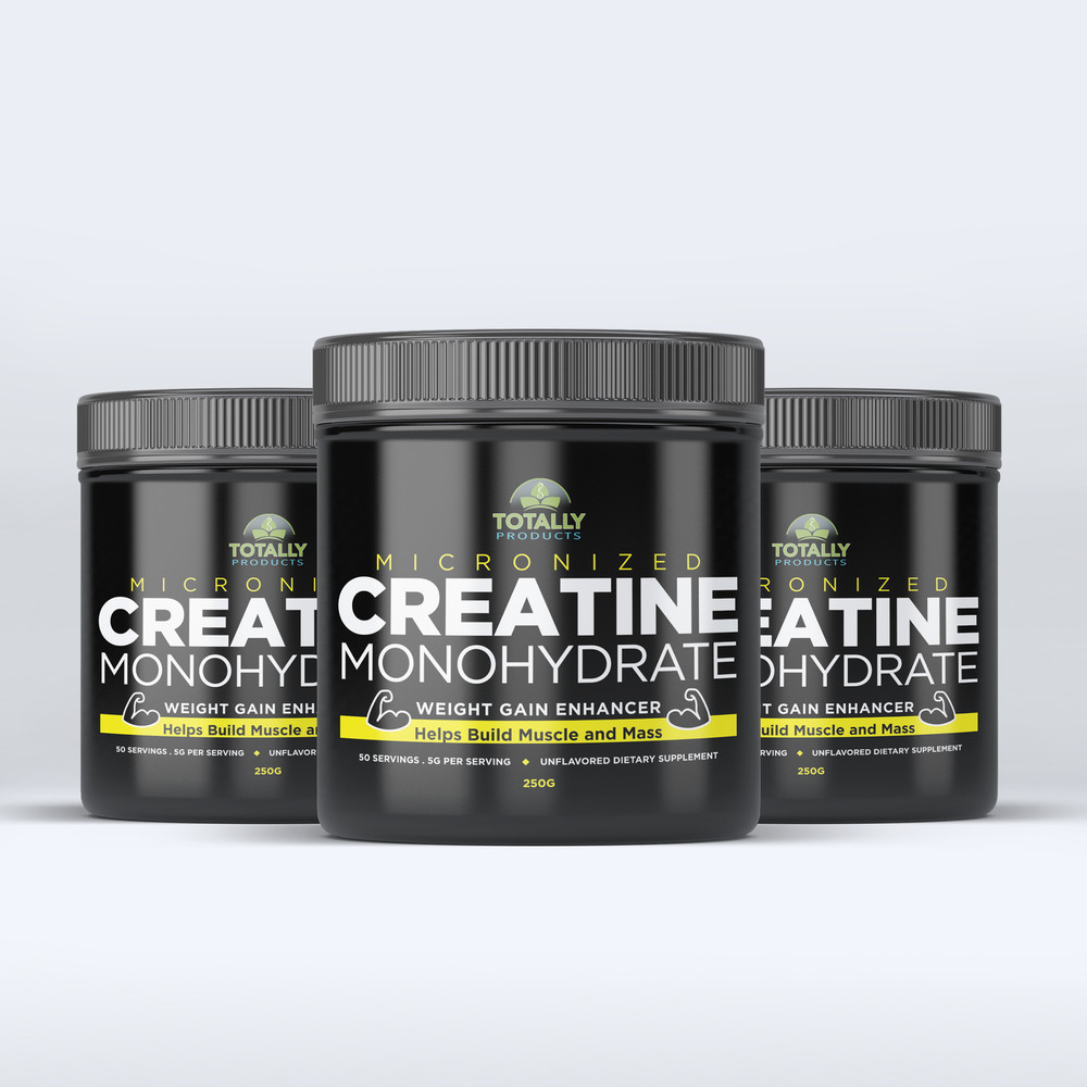 Micronized Creatine Monohydrate Muscle Building Weight Gain Supplement 3 Packs