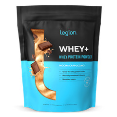 Legion Whey+ Whey Isolate Protein Powder, Mocha Cappuccino, 30 Servings