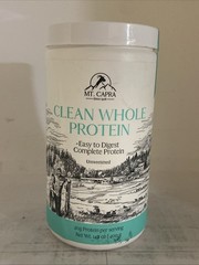 MT. CAPRA Clean Whole Protein, Unsweetened, 14.1 oz (400 g) 8/26
