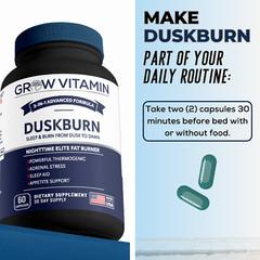 BPI Sports Nite Burn: Night Time Sleep Aid & Fat Burner for Diet, Weight Loss