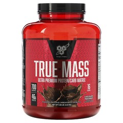 True-Mass, Ultra Premium Protein/Carb Matrix, Chocolate Milkshake, 5.82 lbs