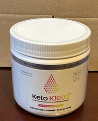 Keto K1000 Raspberry Lemonade 9/2025 Drink Mix Hydration 50 Servings NEW SEALED