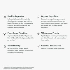 Greens First Dream Protein Plant-Based Vegan Powder – USDA Organic Pumpkin, Hemp