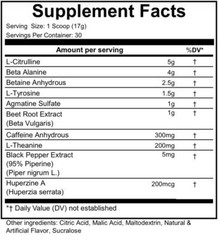 Energy Elixir Pre Workout – Nebraska Nootropics – *STIMULATES PUMPS* 2 FLAVORS