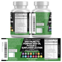 Clean Nutraceuticals Saw Palmetto Pumpkin Seed Oil 90 Count (Pack of 1)