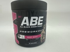AN ABE Pre-Workout Baddy Berry 13.75 oz, 30 Servings All Black Everything Sealed