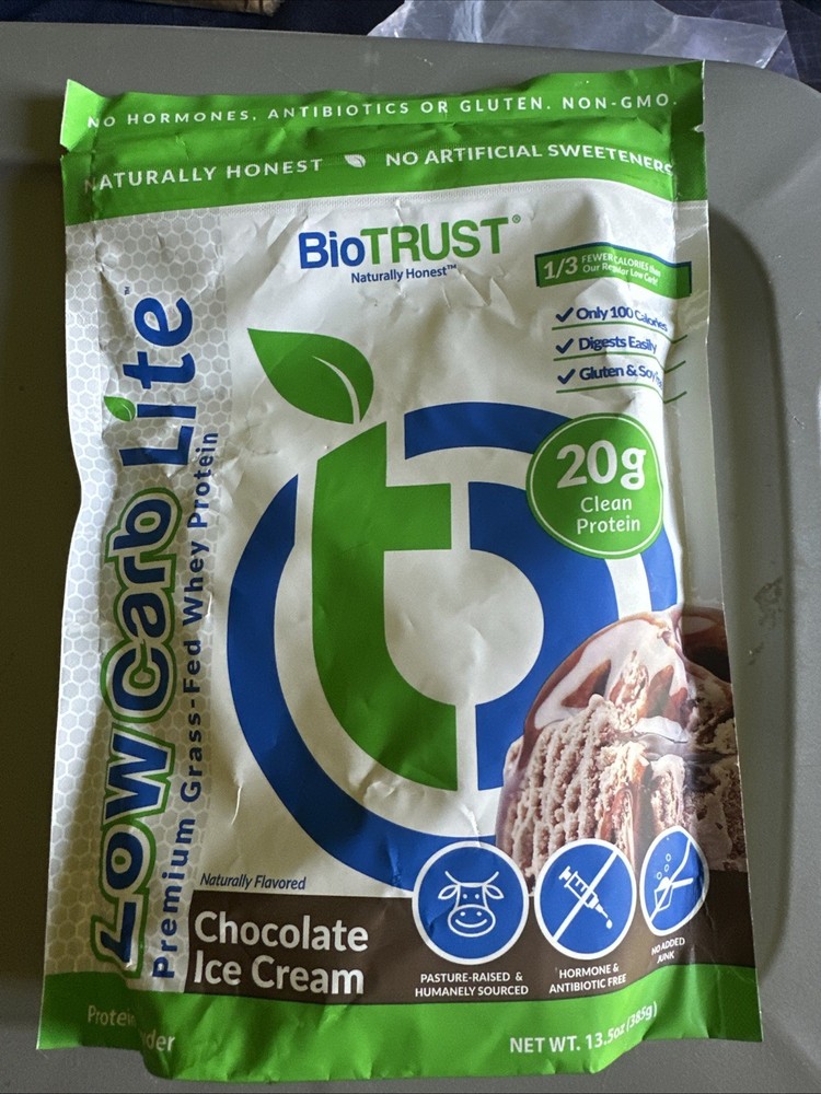 Low Carb Lite™, Premium Grass-Fed Whey Protein, Chocolate Ice Cream, 13.5 oz