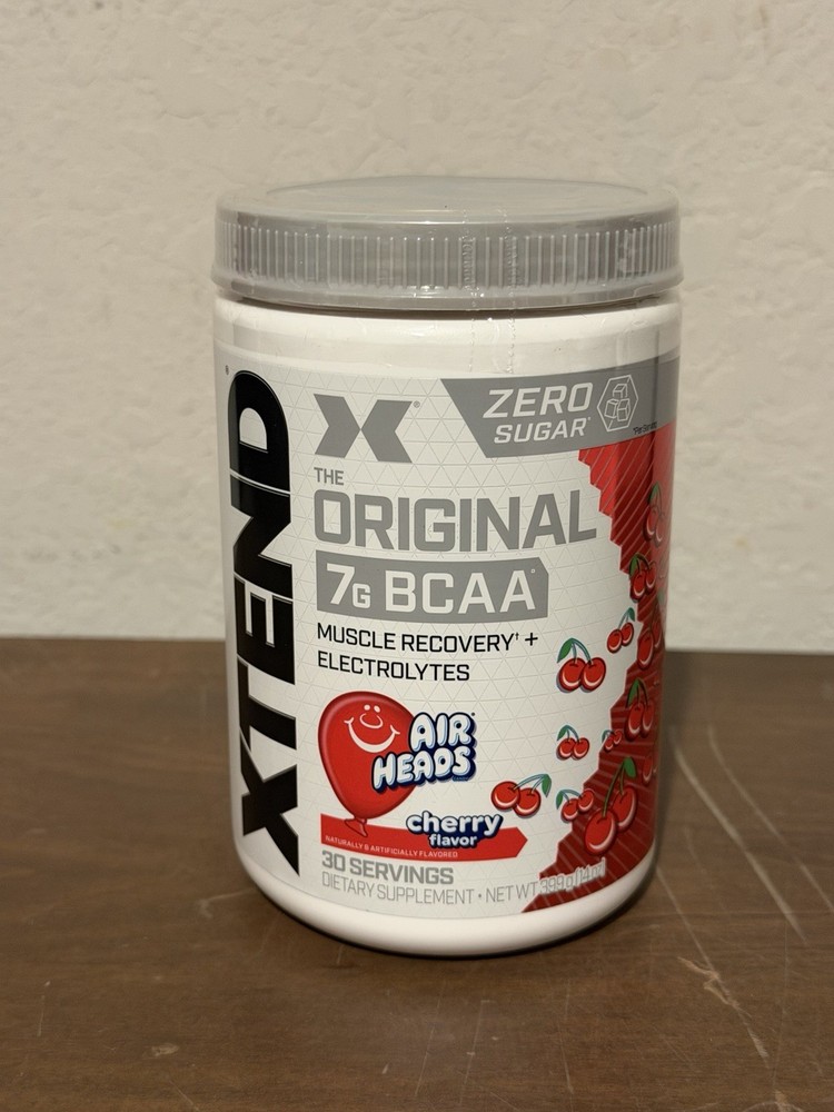 Xtend Original BCAA 7g Air Heads Cherry Flavor, 30 Servings, Exp 1/2027