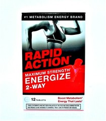 Rapid Action Energize 2 Way 12 Packets of 12 Tablets each – TOTAL 144
