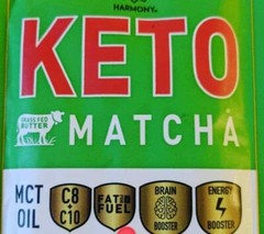 Harmony™Keto Matcha Single Serve To Go Packets 0.7Oz Gluten Free MCT Oil(4 Pack)