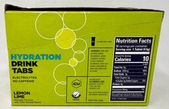 New GU Hydration Electrolyte Drink Taps – Lemon Lime (8 tubes per case)