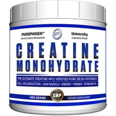 Hi-Tech Phosphagen CREATINE MONOHYDRATE HPLC Pure Lab Tested 400 Grams – 80 Svgs