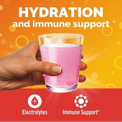 Emergen-C Hydration+ Sports Electrolyte 0.33 Ounce (Pack of 18), Raspberry