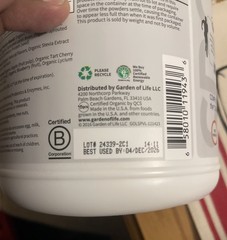 Garden of Life Sport Certified Grass Fed Whey Protein – Vanilla Best By 12/2026