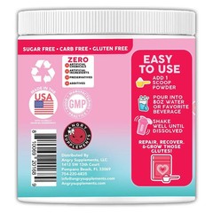 Better Booty Glute Scoop Creatine for Women Creatine + L’Glutamine Amino Acid…