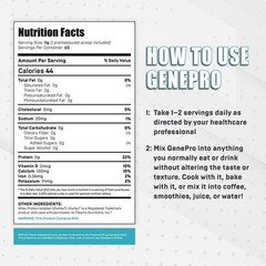 Premium GENEPRO GEN. 3 Unflavored Protein Powder – (3rd Generation, 60 Servings)
