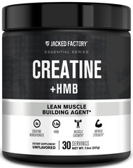 Jacked Factory Creatine HMB Powder Supplement 7.3 Ounce (Pack of 1), No Color