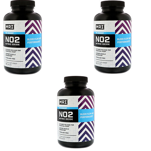 MRI Performance NO2 Nitric Oxide Pre Workout Pump 90 caps BUILD MUSCLE – SALE