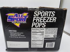 All Sport Freeze Pops 144 Ct 3oz Variety Electrolyte Freezer Pops Bulk