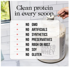 NAKED Whey Isolate, 30g Grass-Fed Protein, Zero Carb, Unflavored, 28 Servings