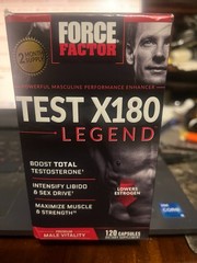 Force Factor Test X180 Legend Testosterone Booster Muscle Builder for Men 03/29