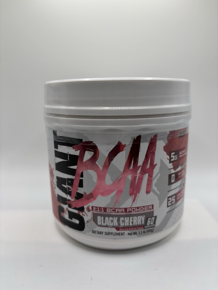 GIANT Performance Edge 2:1:1 BCAA Powder, Fruit Punch, 60 Servings, 04/2026