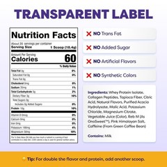 Javvy Clear Protein Refresher Drink 20 Servings, Pineapple Mango Burst (Old)