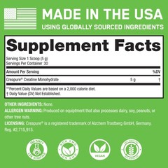 Creapure Creatine Monohydrate Powder – German Creatine Powder for Men & Women…