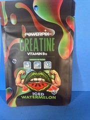 PowerPix Creatine Vitamin B12 Infused Toothpicks Pack of 4 flavors EXP 12/2026