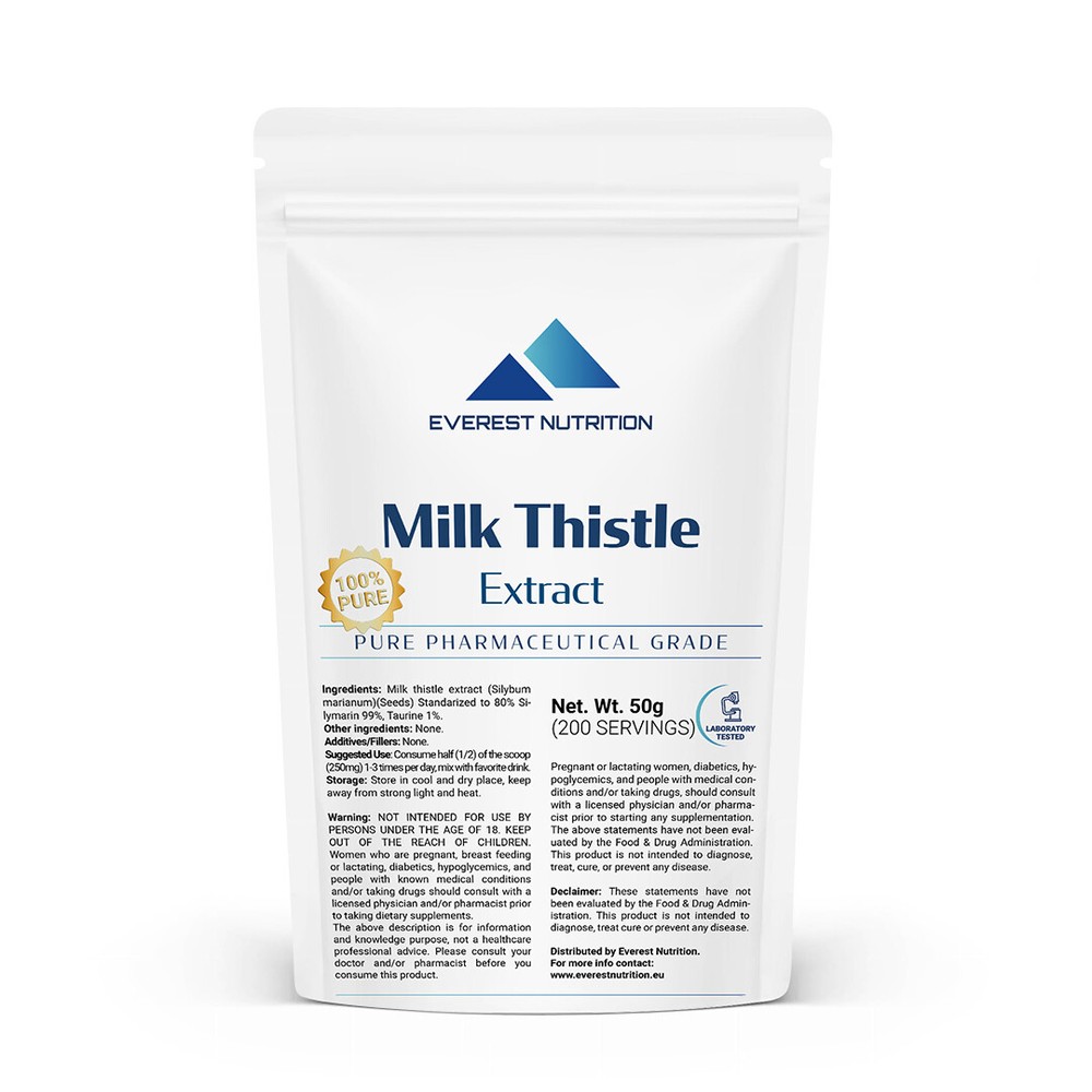 Milk Thistle Extract Silymarin 80% Powder Liver Aid
