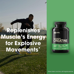 Micronized Creatine Monohydrate Capsules, 2500mg, Keto-Friendly, 100 Capsules