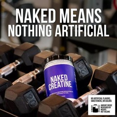 NAKED Micronized Creatine Monohydrate Powder Unflavored 100 Servings