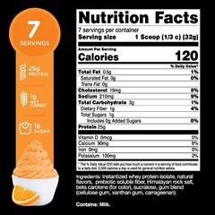TransformHQ Whey Protein Isolate (WPI) Orange Whip Flavor – 7 Servings