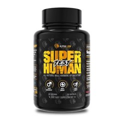 Alpha Lion Super Human Test All-Natural Men’s Testosterone Booster 90 Capsules