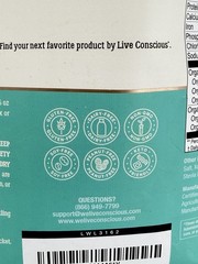 Live Conscious Vegan Protein Vanilla Dream 18.4 oz 520g BB 01/2027 New