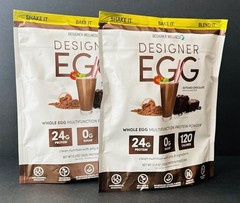 2x Designer Egg Whole Egg Multifunction Protein Powder, Dutch Chocolate, 05/2026