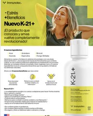 Immunotec K- 21 + X3 Bottles 16 fl.oz Bundle Pack Brand New Sugar Free