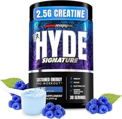 ProSupps Mr. Hyde Signature,Pre Workout Powder Creatine,(Blue Razz, 30 Servings)