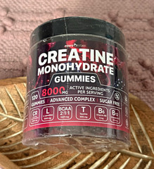 PerfectFit365 Creatine Monohydrate Gummies 800mg Sugar-Free 120 count