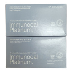 Immunotec Immunocal Platinum Glutathione Precursor (2 Packs) – Exp: 9/2028
