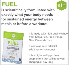 Fuel Whey Protein Powder Tasting Grass Fed Whey Mcts Fiber For Energy All