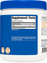 Taurine Powder 250 Grams – 125 Servings, 2000Mg per Serving