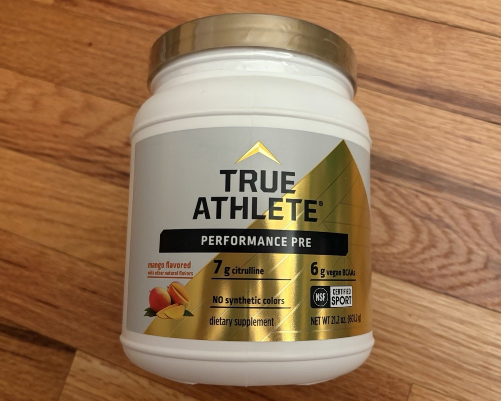 True Athlete Performance Pre-Workout Mango 21.2 oz./20 Servings New