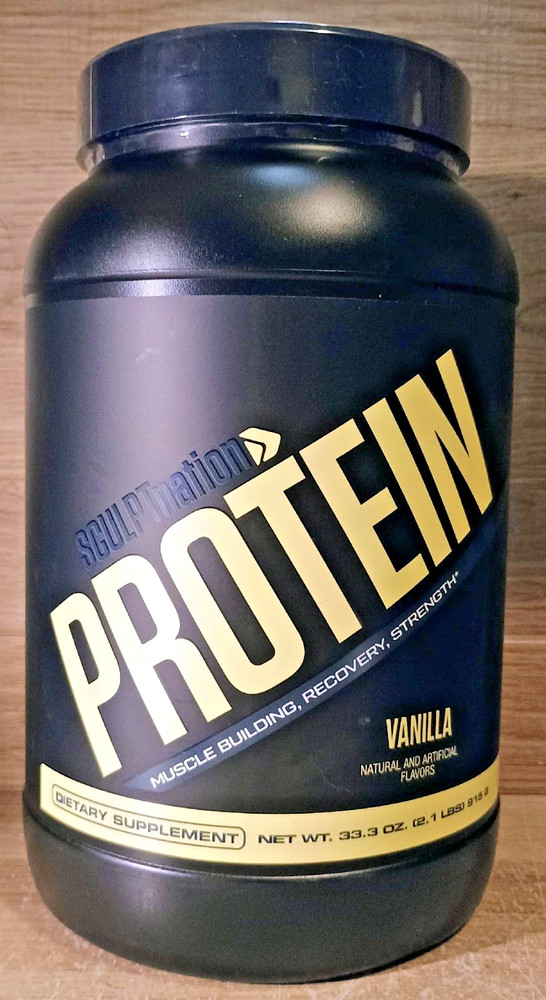 Sculpt Nation by V Shred Protein Powder (Vanilla) Premium Whey Protein Powder
