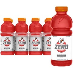 Gatorade Zero Sugar Thirst Quencher Sports Drink, Lemon-Lime, 20 oz (Pack of 8)