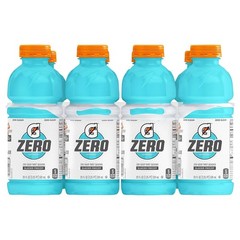 Gatorade Zero Sugar Thirst Quencher Sports Drink, Lemon-Lime, 20 oz (Pack of 8)