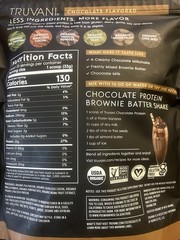 Truvani Plant Based ORGANIC Pea Protein- XL BAG 1.48LBS Chocolate EXP 02/2027