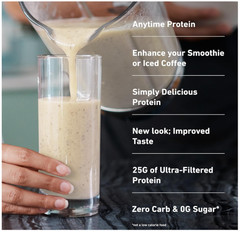 Isopure Zero Carb Whey Isolate Protein Powder Creamy Vanilla, 3 lbs