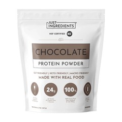 Just Ingredients Chocolate Protein Powder | Grass-Fed Whey Protein | Chocolate
