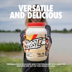GHOST Whey Protein Powder, Cereal Milk – 2LB, 25G of Protein